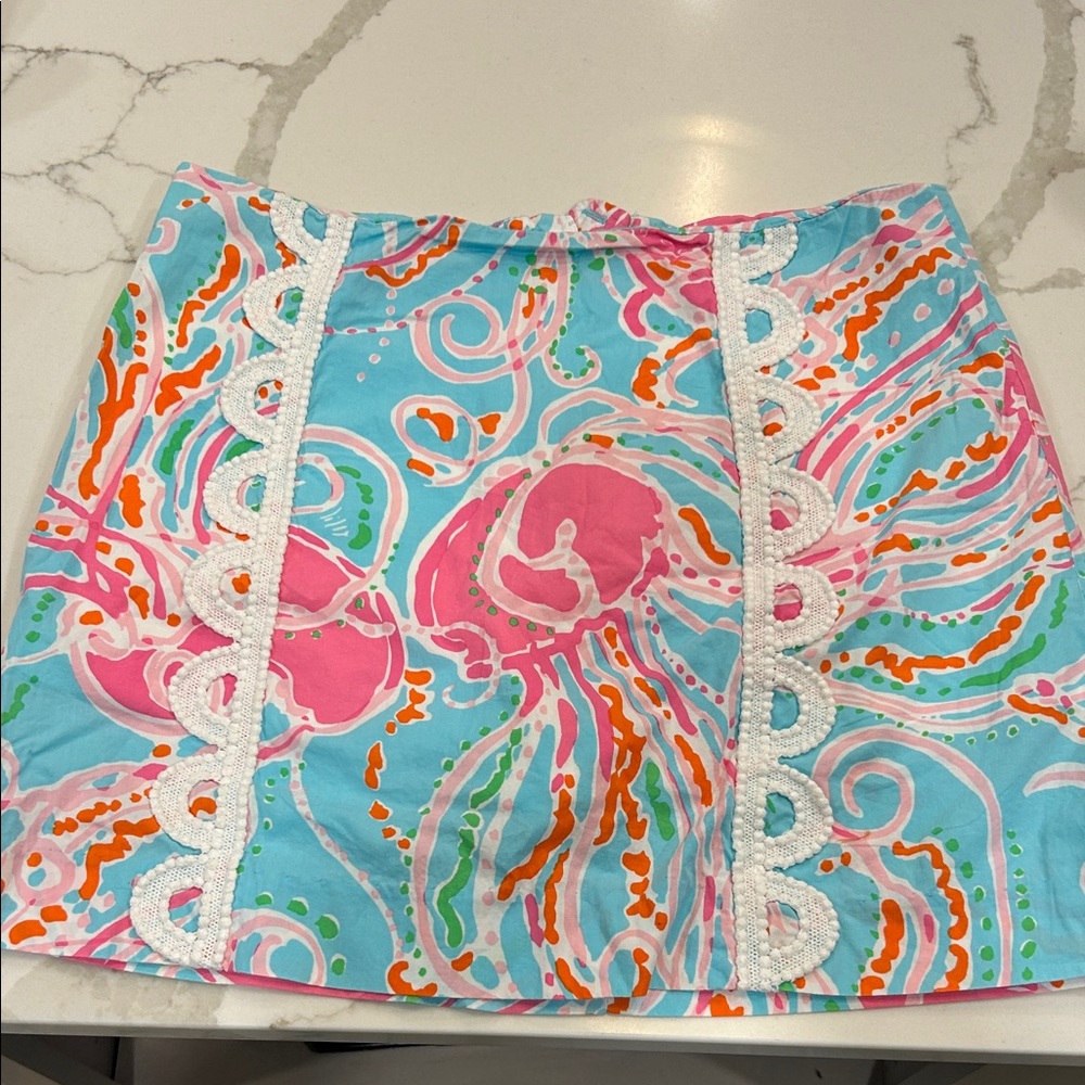 Lily Pulitzer Jellies Be Jammin Skort in size 0.